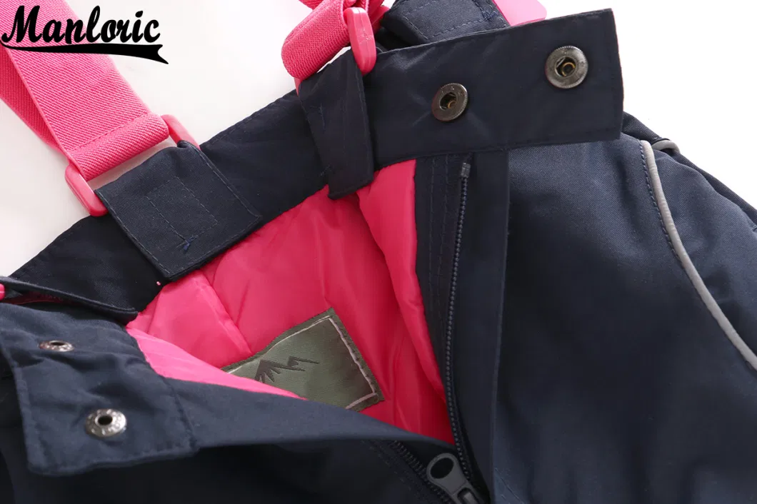 Free Sample Insulated Waterproof Kid Ski Pants for Girls Boy Outdoor Skiwear Drop Shipping